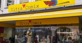 Schaufenster bei Ultra Comix, Vordere Sterngasse 2 in Nürnberg